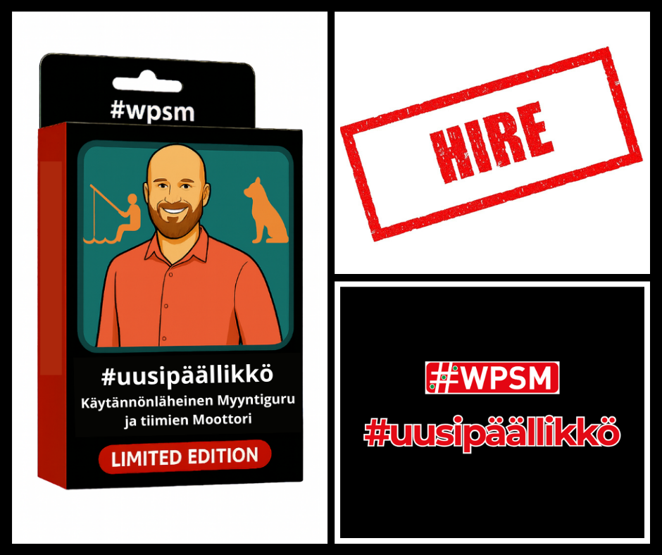 #uusipäällikkö Nro 1  on Käytännönläheinen Myyntiguru ja tiimien Moottori