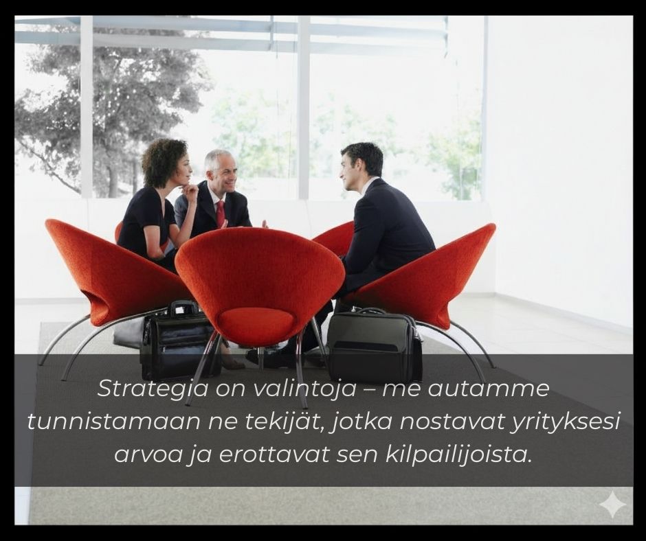 Strateginen liiketoiminnan kehitys ja yrityksen kasvun auditointi – Digikompassi ja Talouskompassi.